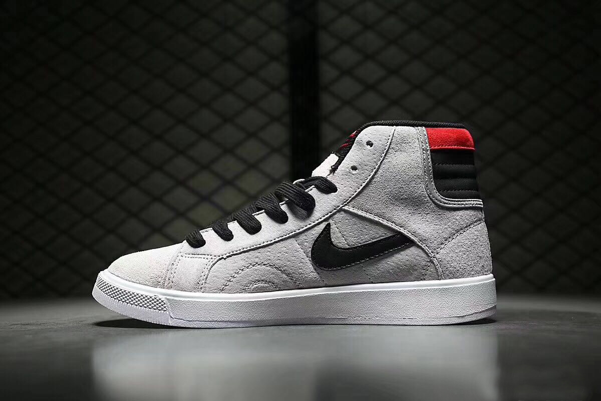 2017 Air Jordan 1 New Year Grey Black Red Shoes